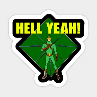 Hell Yeah! (Black Print) Sticker